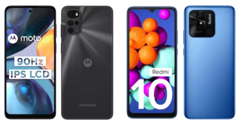 Comparison: Moto G22 Vs Redmi 10