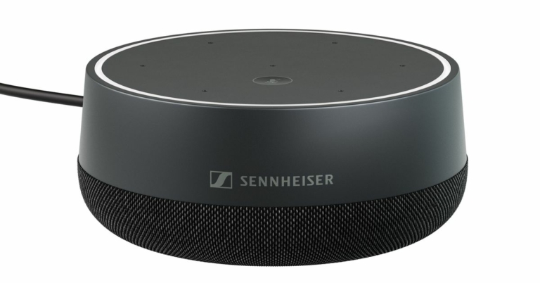 Sennheiser has launched the TeamConnect Intelligent Speaker for Microsoft Teams Rooms