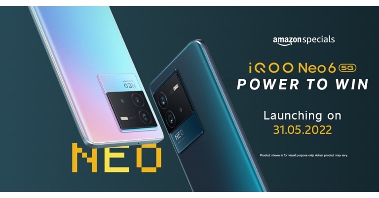 iQoo Neo 6 India launch set for May 31, listed on Amazon
