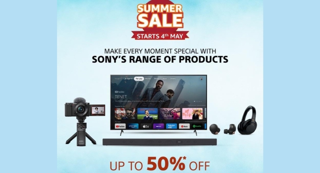 For Amazon's Summer Sale 2022, Sony India has announced attractive offers on its audio products