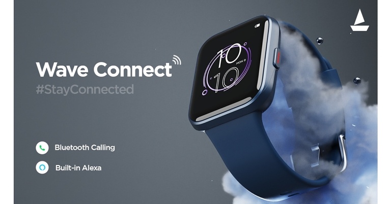boAt Wave Connect smartwatch with Bluetooth calling and SpO2 launched in India