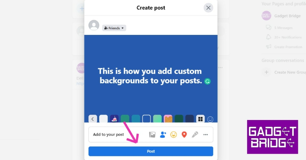 Top 3 ways How to Add Custom Backgrounds to a Facebook Post?