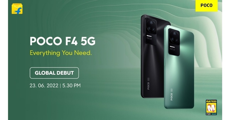 Poco F4 5G India launch date confirmed for June 23