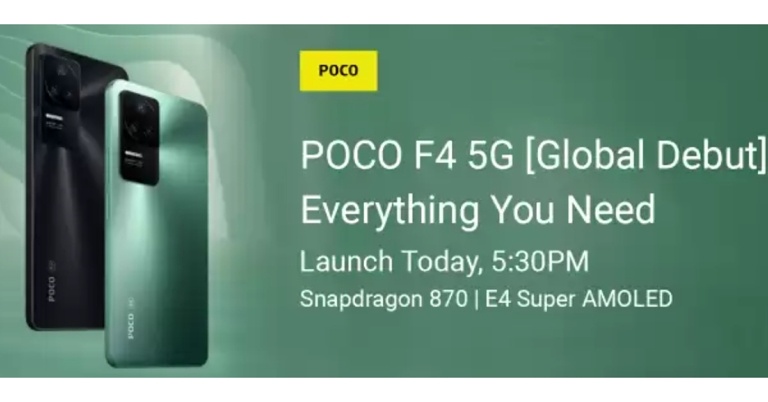 Poco F4 5G India launch set for today: Livestream, Price and specification details inside