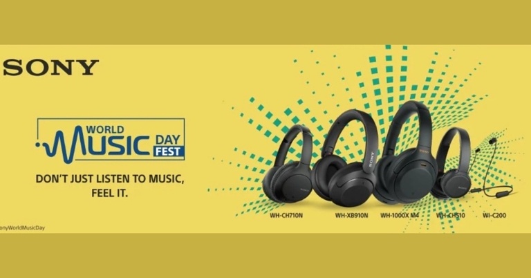 Sony India has announced attractive offers on its audio products to celebrate World Music Day