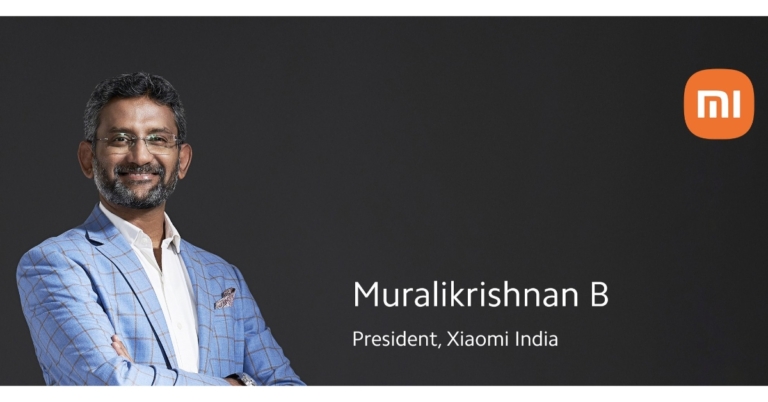 Muralikrishnan B is appointed as the company's president by Xiaomi India