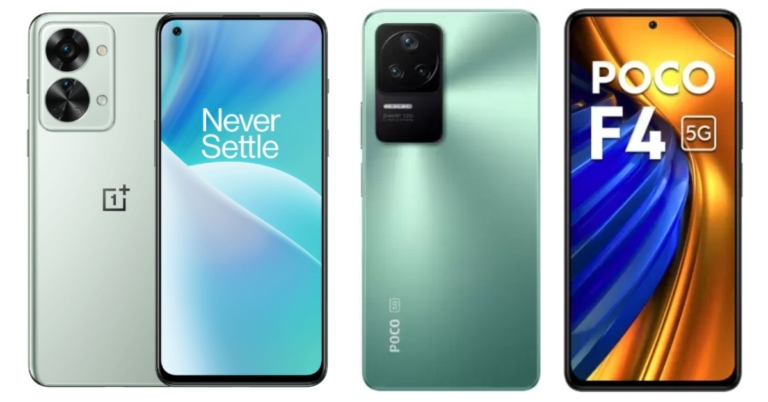 Smartphone comparison: OnePlus Nord 2T 5G vs Poco F4 5G