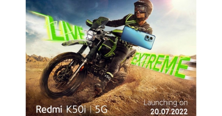 Redmi K50i 5G India launch confirmed to take place on July 20