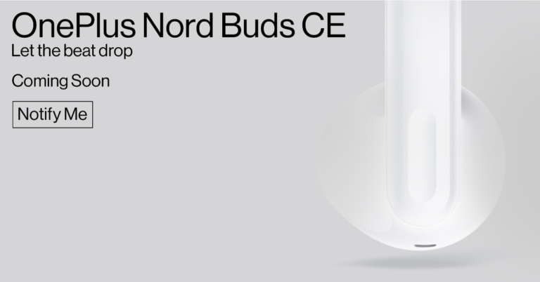 Nord Buds CE TWS earbuds are confirmed to arrive in India on August 1
