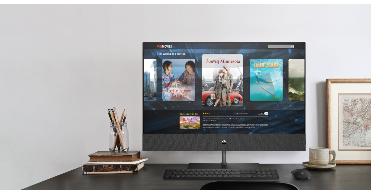 HP Pavilion 31.5inch and HP Envy 34inch AllinOne (AiO) PCs with