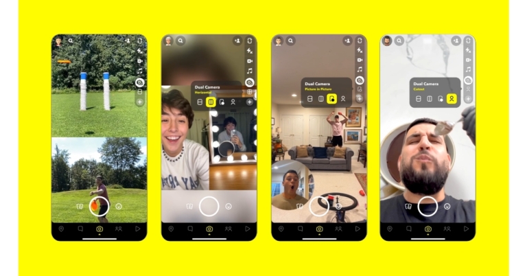 Snapchat Dual Camera feature introduced, record video simultaneously with the front and back cameras