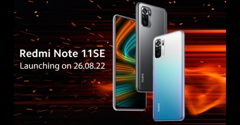 Redmi Note 11SE with MediaTek Helio G95 SoC set to launch in India on August 26