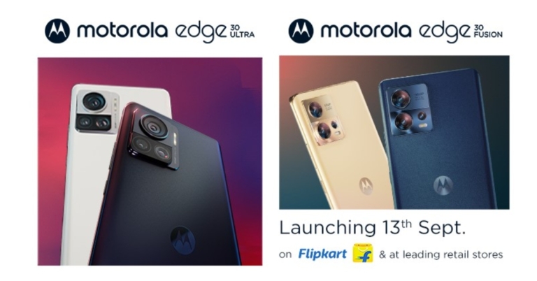 Motorola Edge Ultra 30 and Edge 30 Fusion India launch on September 13