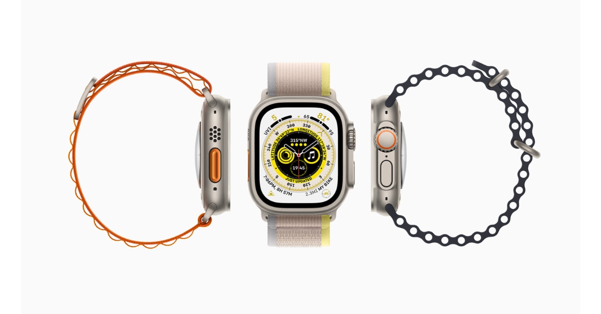 Apple Watch Ultra with a bigger, brighter display and rugged design