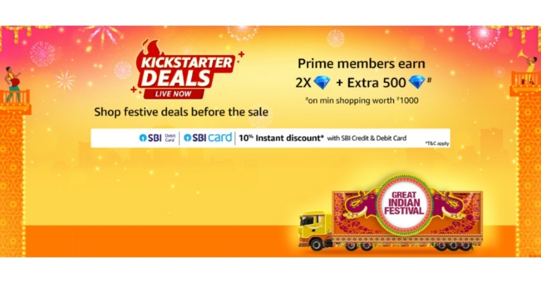Amazon launches kickstarter deals ahead of Great Indian Festival 2022