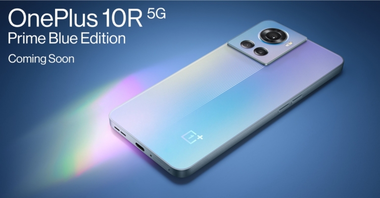 OnePlus 10R 5G Prime Blue colour option coming to India soon