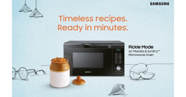 Samsung announced the launch of the Pickle Mode Microwave in India