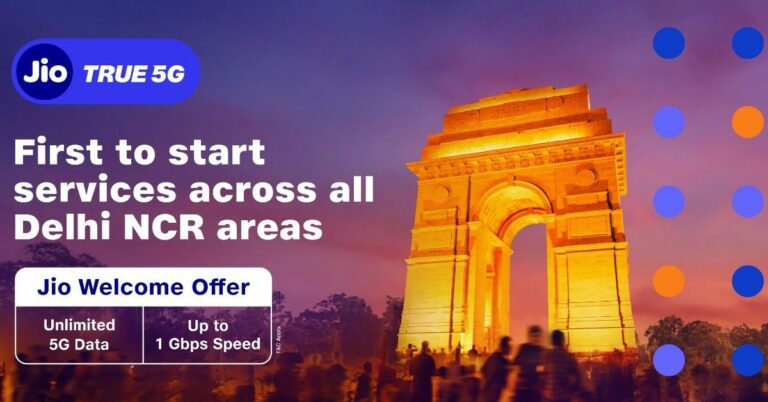 Reliance Jio launches True 5G across Delhi-NCR, offers unlimited 5G data