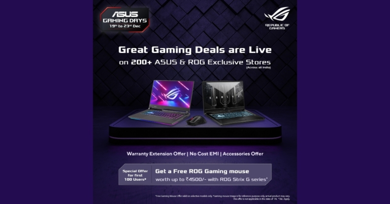 ASUS Gaming Day Sale goes live, with discounts of up to 38% on ROG and TUF laptops