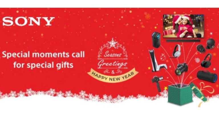 Sony India releases enticing Christmas and new year's promotional offers on its headphones, televisions and more