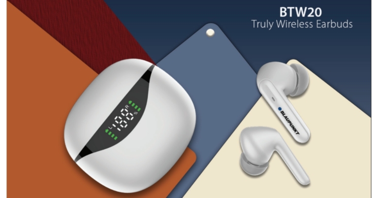 Blaupunkt BTW20 TWS earbuds that can last up to 14 hours launched in India