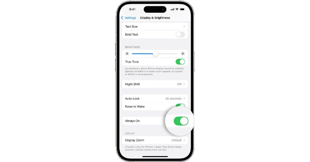How To Enable Or Disable Always On Display On IPhone 