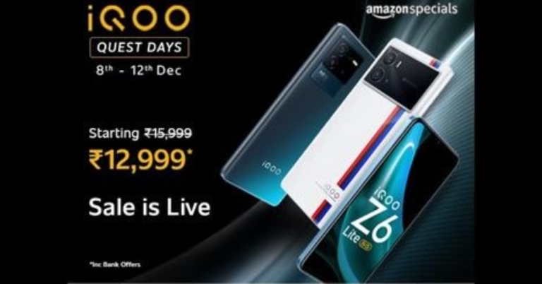 iQOO Quest Days Sale goes live on Amazon