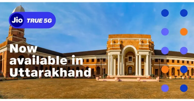 Uttarakhand now has access to Jio True 5G Services