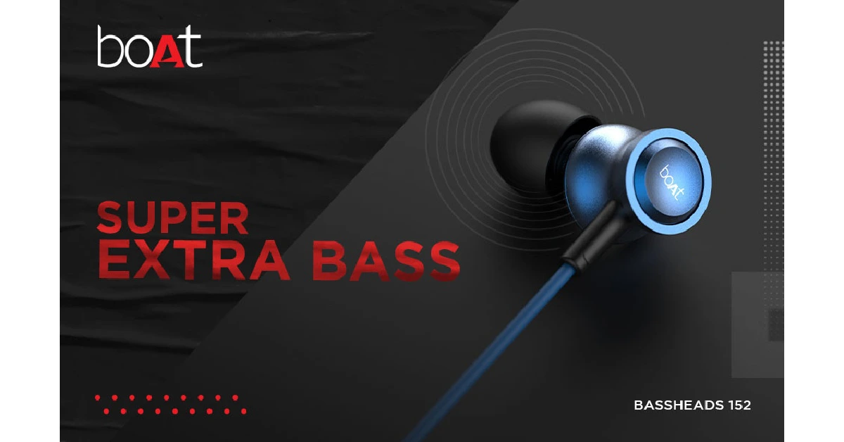 boAt Bassheads 152. best entry-level wired earphones under Rs 1,000
