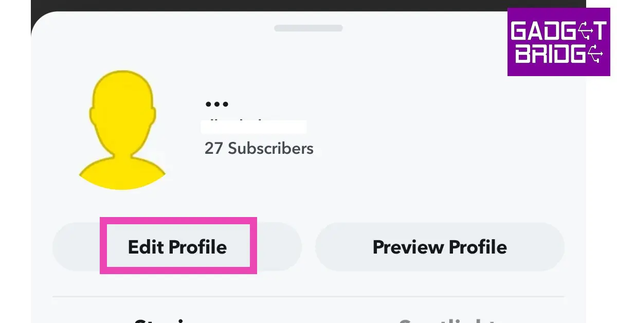 Step 2: Tap on ‘Edit profile’ to add a profile picture, bio, and location. You can also choose to make your subscriber count public.