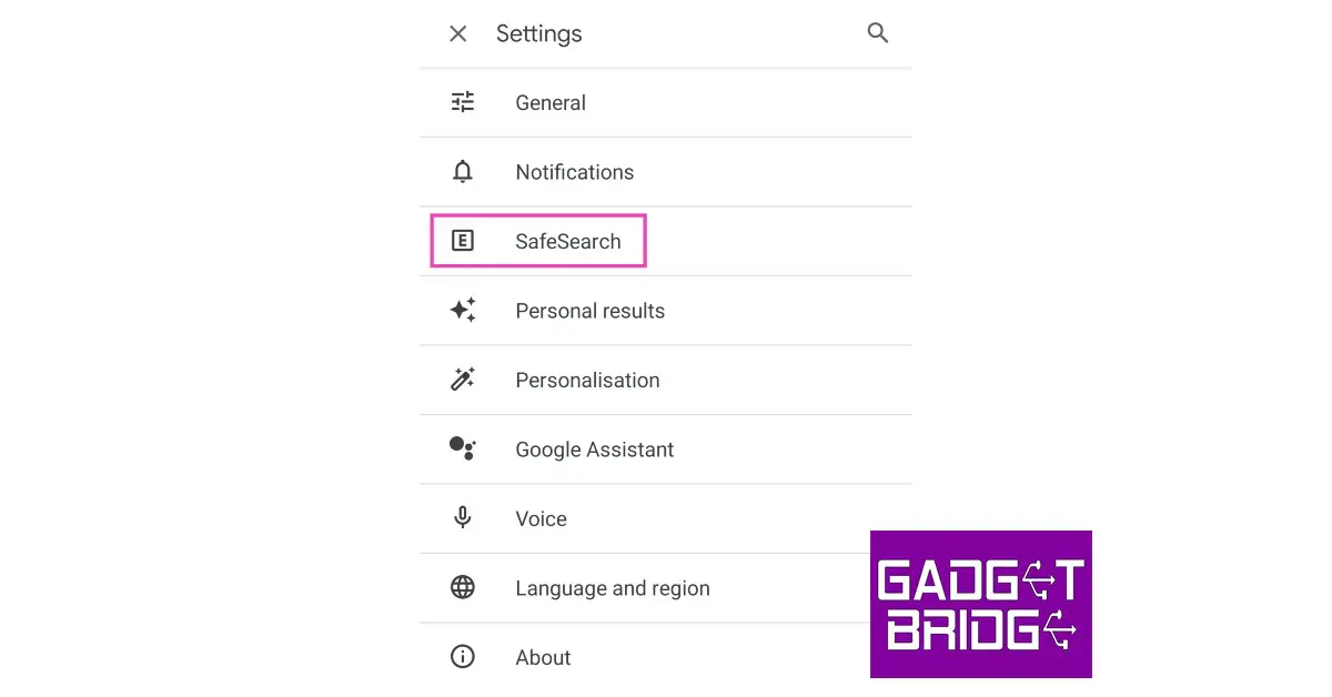 Step 3: Select SafeSearch. The Best Ways to Turn On and Turn Off SafeSearch on Google Search