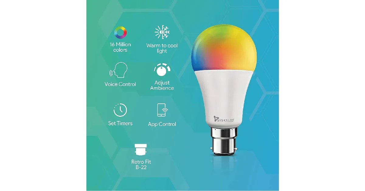 Syska SMW-9W-5C Smart LED