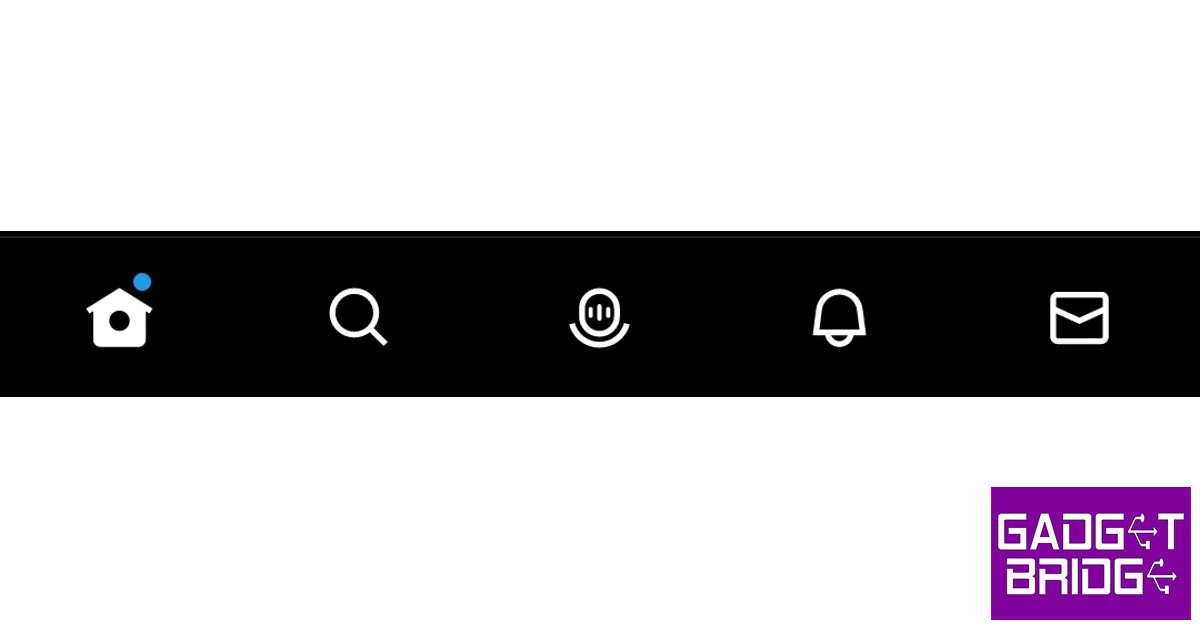 Home, Search, Spaces, Notifications, and Messages