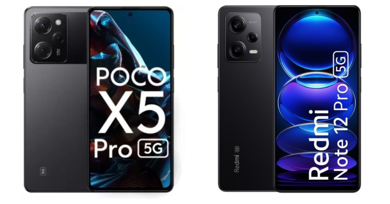 Comparison: Poco X5 Pro Vs Redmi Note 12 Pro