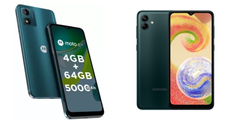 Comparison: Moto E13 Vs Samsung Galaxy A04