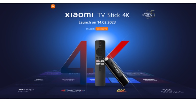 Xiaomi TV Stick 4K is scheduled to launch in India on February 14