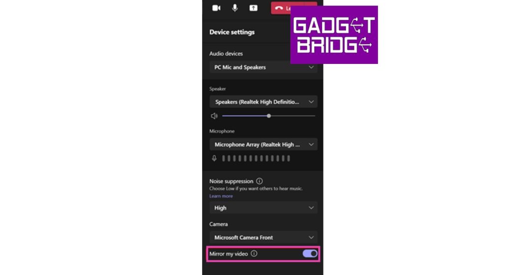 How to Flip Your Video or Background Image in Microsoft Teams?