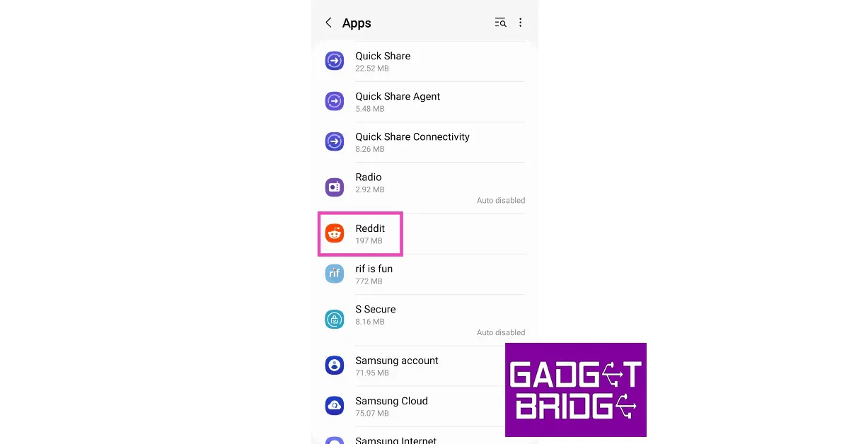 Step 2: Scroll down and select Reddit. how to fix sound not working on reddit videos
