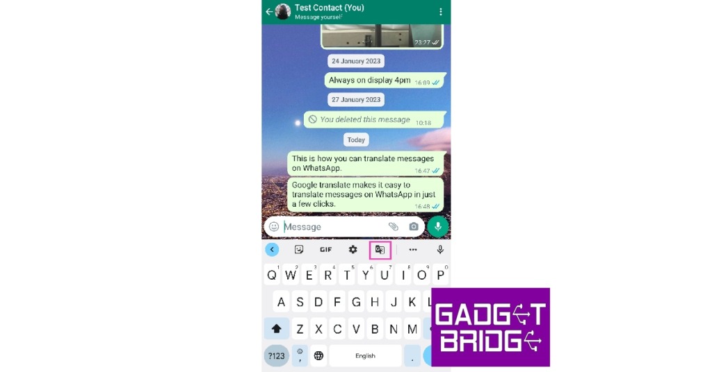 How to easily Translate WhatsApp Messages on Android to any language