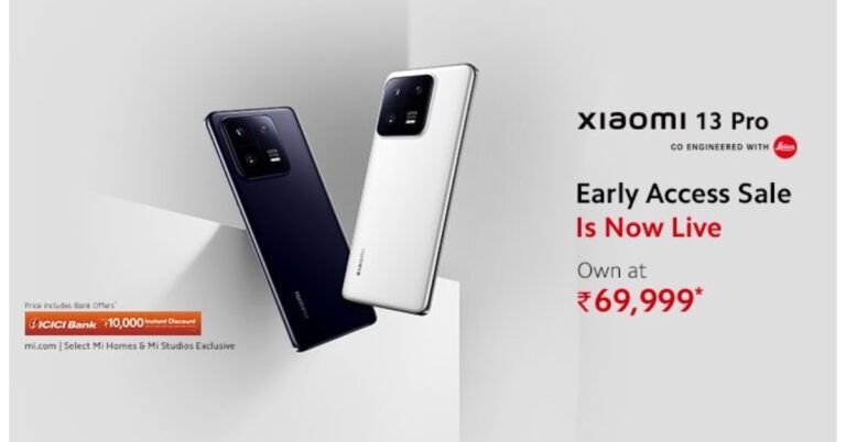 Xiaomi 13 Pro early access sale gone live in India: Offer details inside