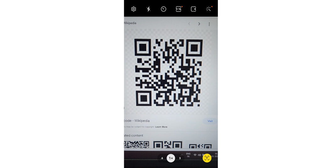 How to scan QR Codes with Android phones without an app?