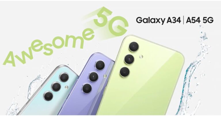 Samsung Galaxy A54 5G and Galaxy A34 5G with 5,000mAh battery launched in India