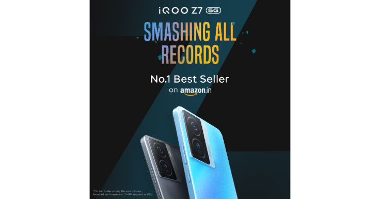 iQOO Z7 5G achieves highest single-day sales on Amazon for any smartphone in its segment