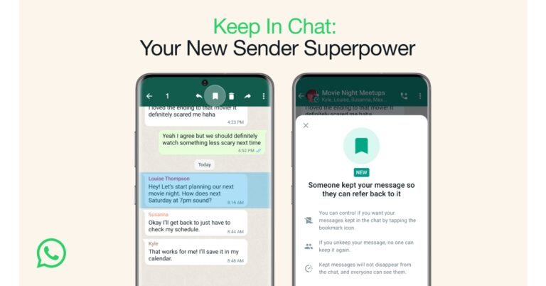 WhatsApp Kept Messages feature to save disappearing messages announced