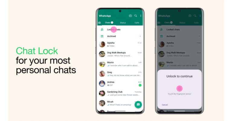WhatsApp Chat Lock feature is now available globally