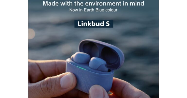 Sony LinkBuds S (WF-LS900N) TWS earbuds now available in “Earth Blue” colour made from water server bottles