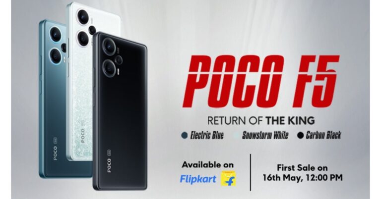 Poco F5 5G now available for purchase, goes on its first sale in India