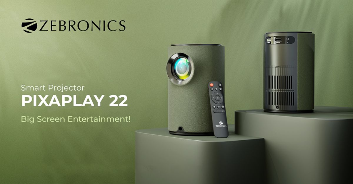 Zebronics ZEB-PixaPlay 22 smart LED projector launched in India at Rs ...