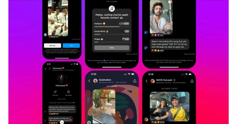 Instagram makes broadcast channels available globally to assist creators strengthen their connection with their followers