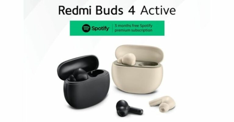 Redmi Buds 4 Active buyers to get 3 months Spotify subscription for free, sale has begun